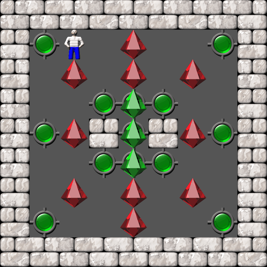 Sokoban Bugs collection level 30